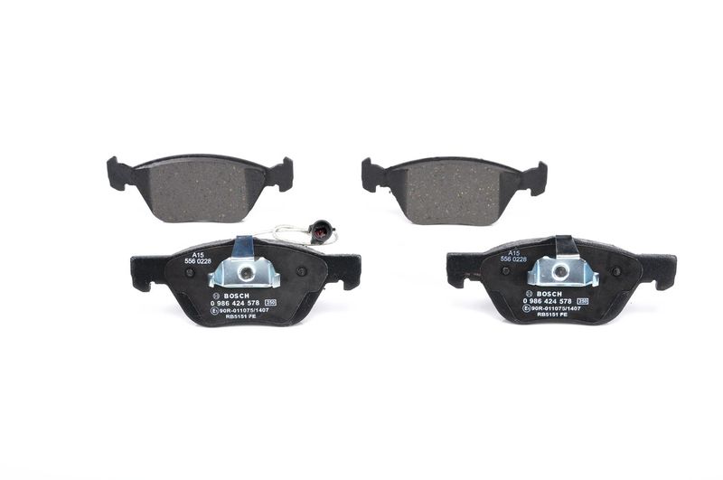 Brake Pad Set, disc brake BOSCH 0986424578