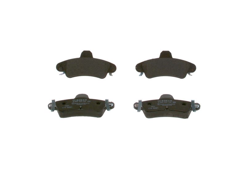 Brake Pad Set, disc brake BOSCH 0986424744