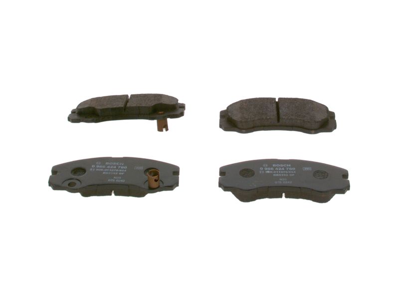 Brake Pad Set, disc brake BOSCH 0986424760