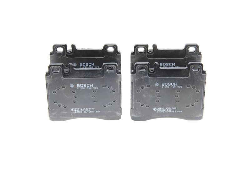 Комплект гальмівних накладок, дискове гальмо BOSCH 0 986 460 976