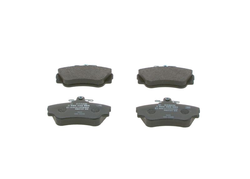 Brake Pad Set, disc brake BOSCH 0 986 460 989