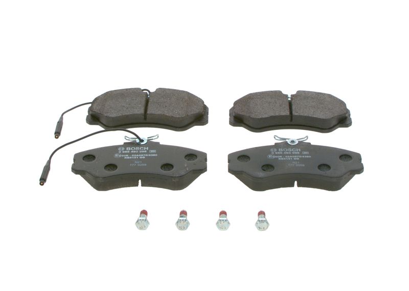 Brake Pad Set, disc brake BOSCH 0 986 460 998