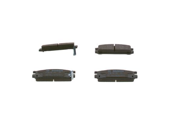 Stabdžių trinkelių rinkinys, diskinis stabdys BOSCH 0 986 461 143