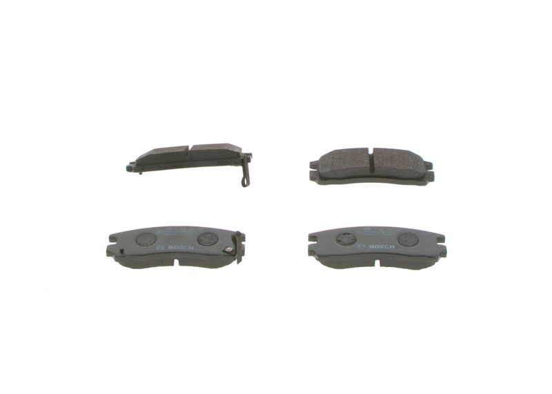 Комплект гальмівних накладок, дискове гальмо BOSCH 0986461145