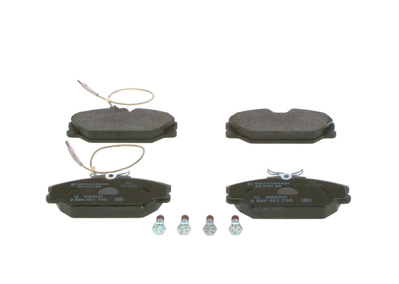 Brake Pad Set, disc brake BOSCH 0986461765