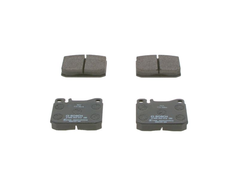 Brake Pad Set, disc brake BOSCH 0986463412