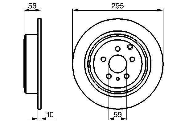 Brake Disc BOSCH 0 986 478 435