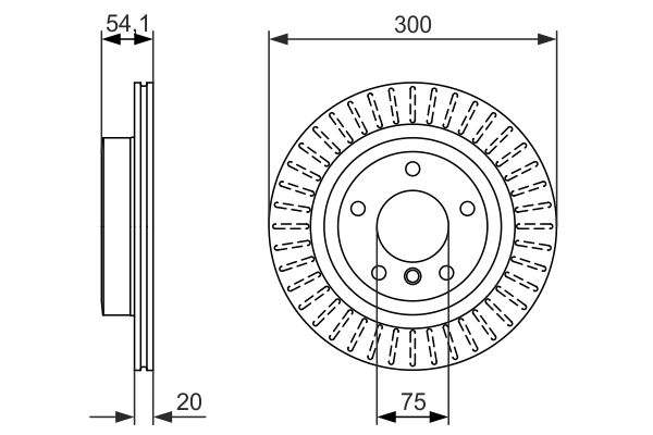 Brake Disc BOSCH 0 986 479 775