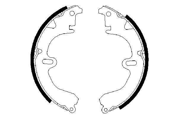 Brake Shoe Set BOSCH 0986487203