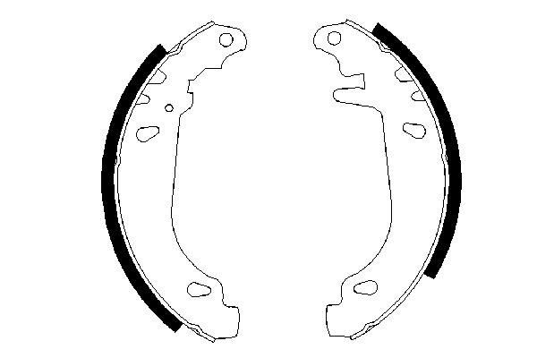 Brake Shoe Set BOSCH 0986487346