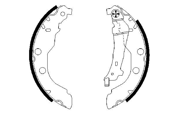 Brake Shoe Set BOSCH 0986487549