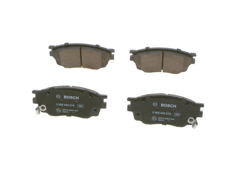 Brake Pad Set, disc brake BOSCH 0986494078