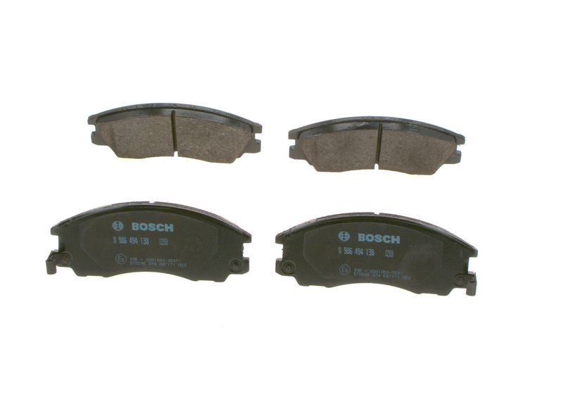 Brake Pad Set, disc brake BOSCH 0986494138