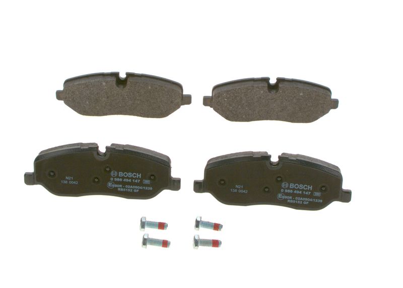 Brake Pad Set, disc brake BOSCH 0 986 494 147