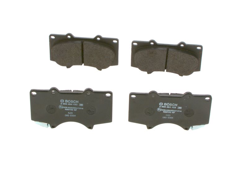 Brake Pad Set, disc brake BOSCH 0986494153