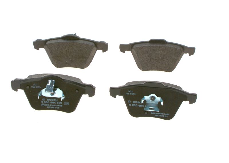 Brake Pad Set, disc brake BOSCH 0986494159