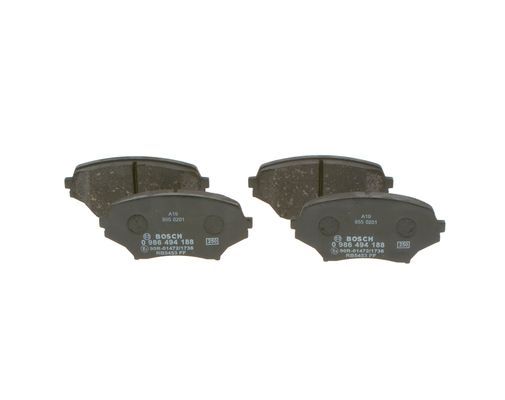 Brake Pad Set, disc brake BOSCH 0 986 494 188