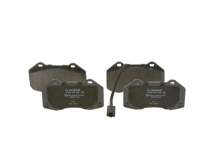 Brake Pad Set, disc brake BOSCH 0 986 494 228