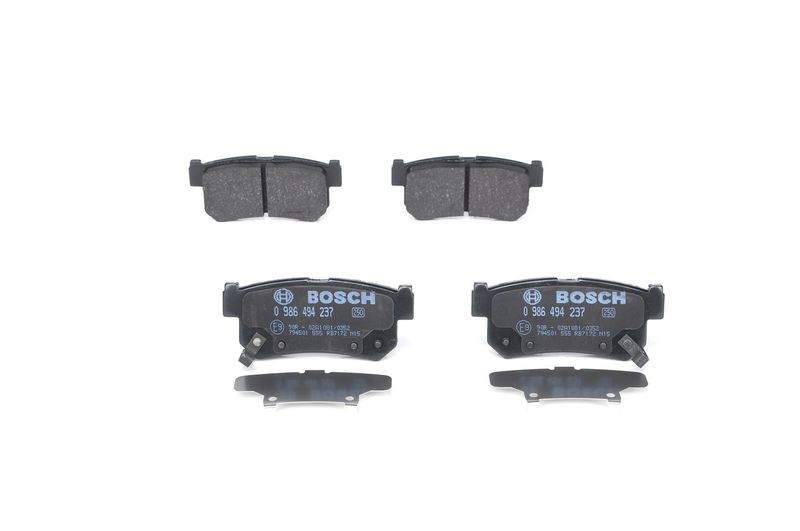 Brake Pad Set, disc brake BOSCH 0 986 494 237