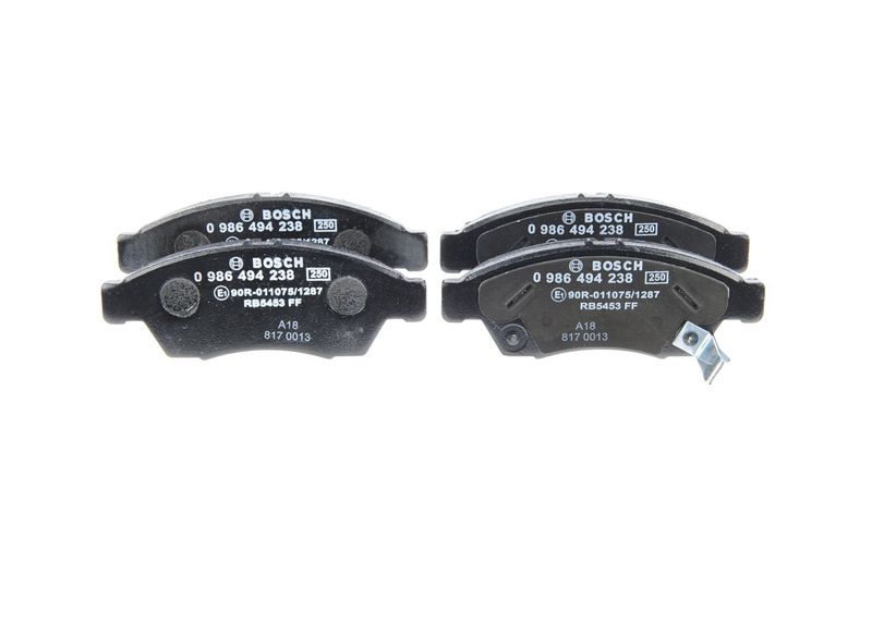 Brake Pad Set, disc brake BOSCH 0 986 494 238