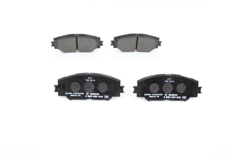 Brake Pad Set, disc brake BOSCH 0986494240