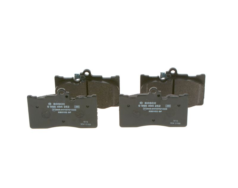 Brake Pad Set, disc brake BOSCH 0 986 494 252