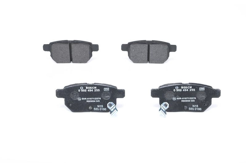 Brake Pad Set, disc brake BOSCH 0 986 494 255