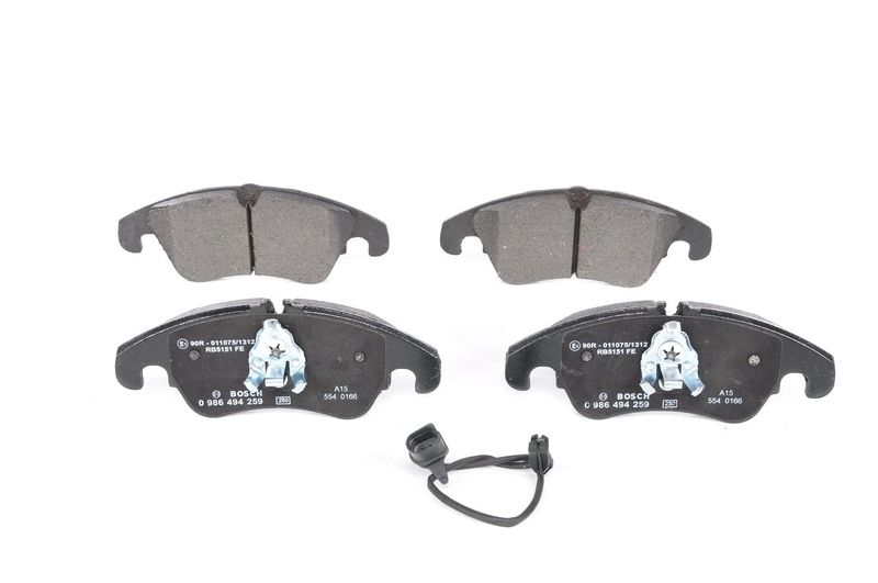 Brake Pad Set, disc brake BOSCH 0 986 494 259