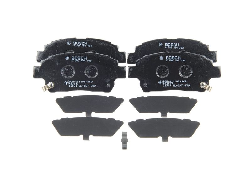 Brake Pad Set, disc brake BOSCH 0986494333