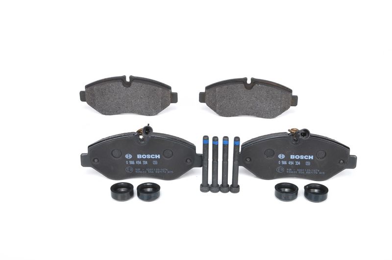 Brake Pad Set, disc brake BOSCH 0 986 494 334