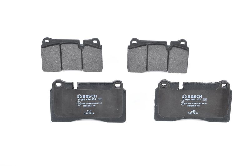 Brake Pad Set, disc brake BOSCH 0 986 494 351