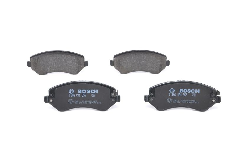 Brake Pad Set, disc brake BOSCH 0 986 494 357