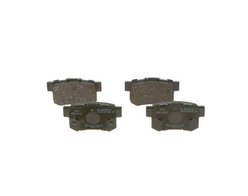 Brake Pad Set, disc brake BOSCH 0 986 494 358