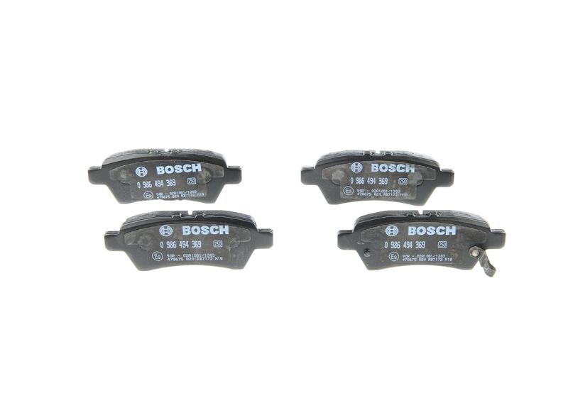 Brake Pad Set, disc brake BOSCH 0 986 494 369