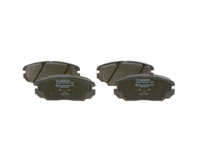 Brake Pad Set, disc brake BOSCH 0986494374