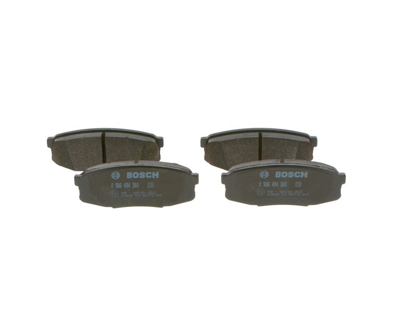 Brake Pad Set, disc brake BOSCH 0986494380