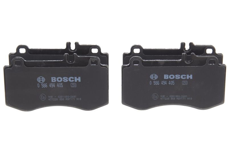 Stabdžių trinkelių rinkinys, diskinis stabdys BOSCH 0986494405