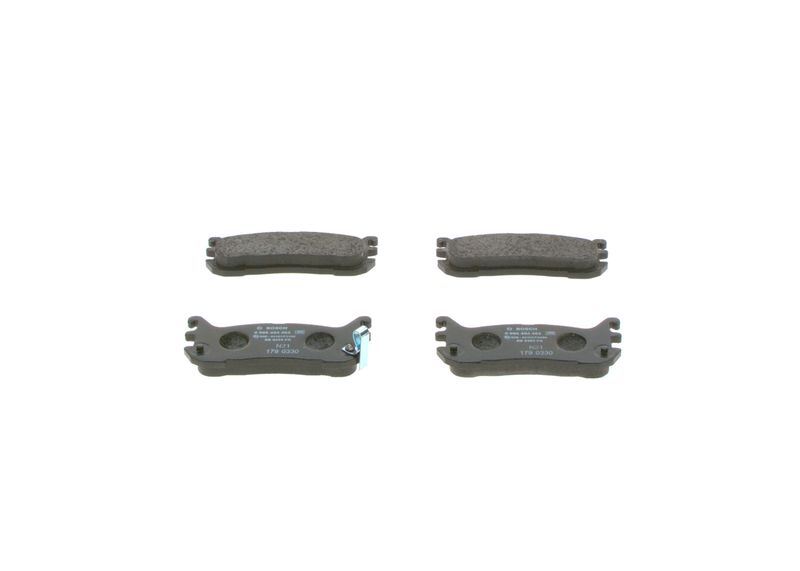 Комплект гальмівних накладок, дискове гальмо BOSCH 0 986 494 482