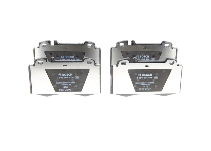 Brake Pad Set, disc brake BOSCH 0986494576