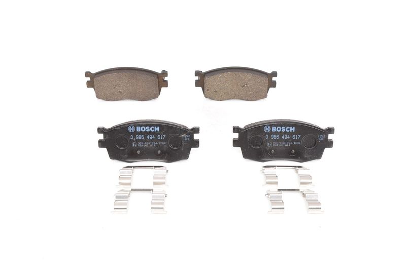 Brake Pad Set, disc brake BOSCH 0 986 494 617