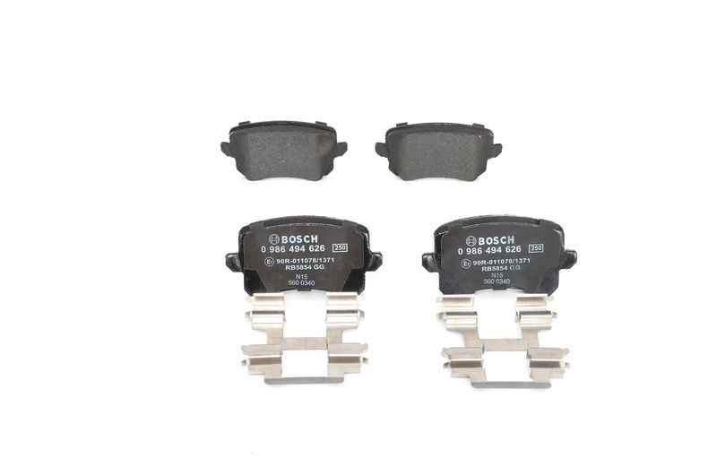 Brake Pad Set, disc brake BOSCH 0 986 494 626