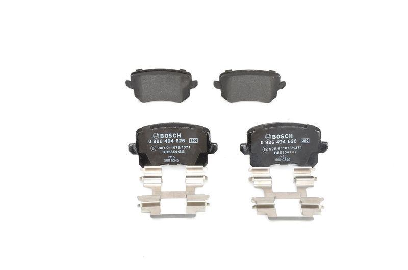 Brake Pad Set, disc brake BOSCH 0986494626