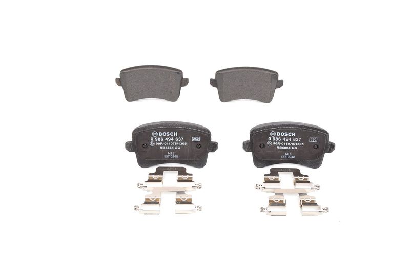 Brake Pad Set, disc brake BOSCH 0 986 494 637