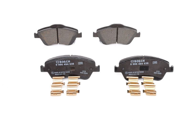 Brake Pad Set, disc brake BOSCH 0986494638