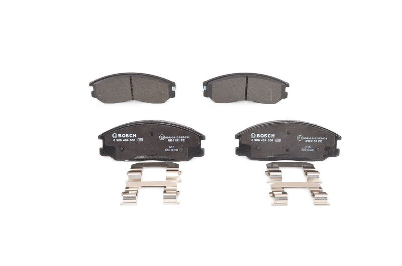 Brake Pad Set, disc brake BOSCH 0 986 494 650