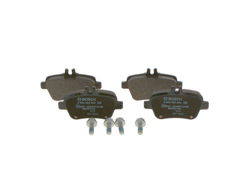 Brake Pad Set, disc brake BOSCH 0986494664