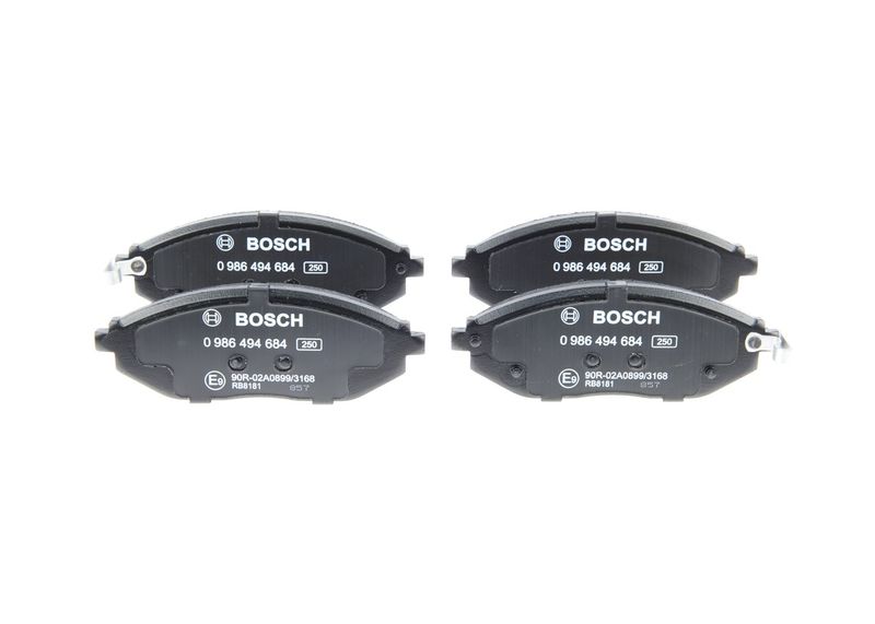 Brake Pad Set, disc brake BOSCH 0 986 494 684