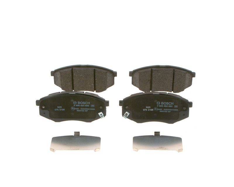 Brake Pad Set, disc brake BOSCH 0 986 494 692