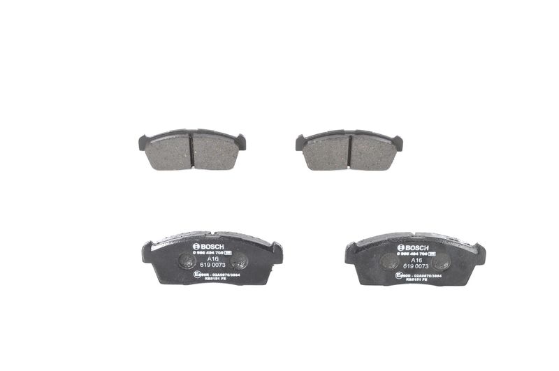 Brake Pad Set, disc brake BOSCH 0986494700