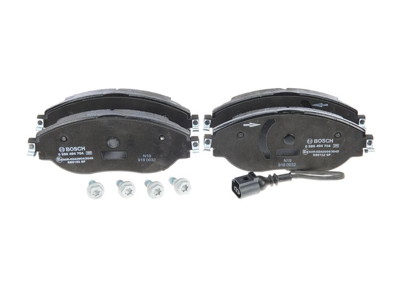 Brake Pad Set, disc brake BOSCH 0 986 494 704